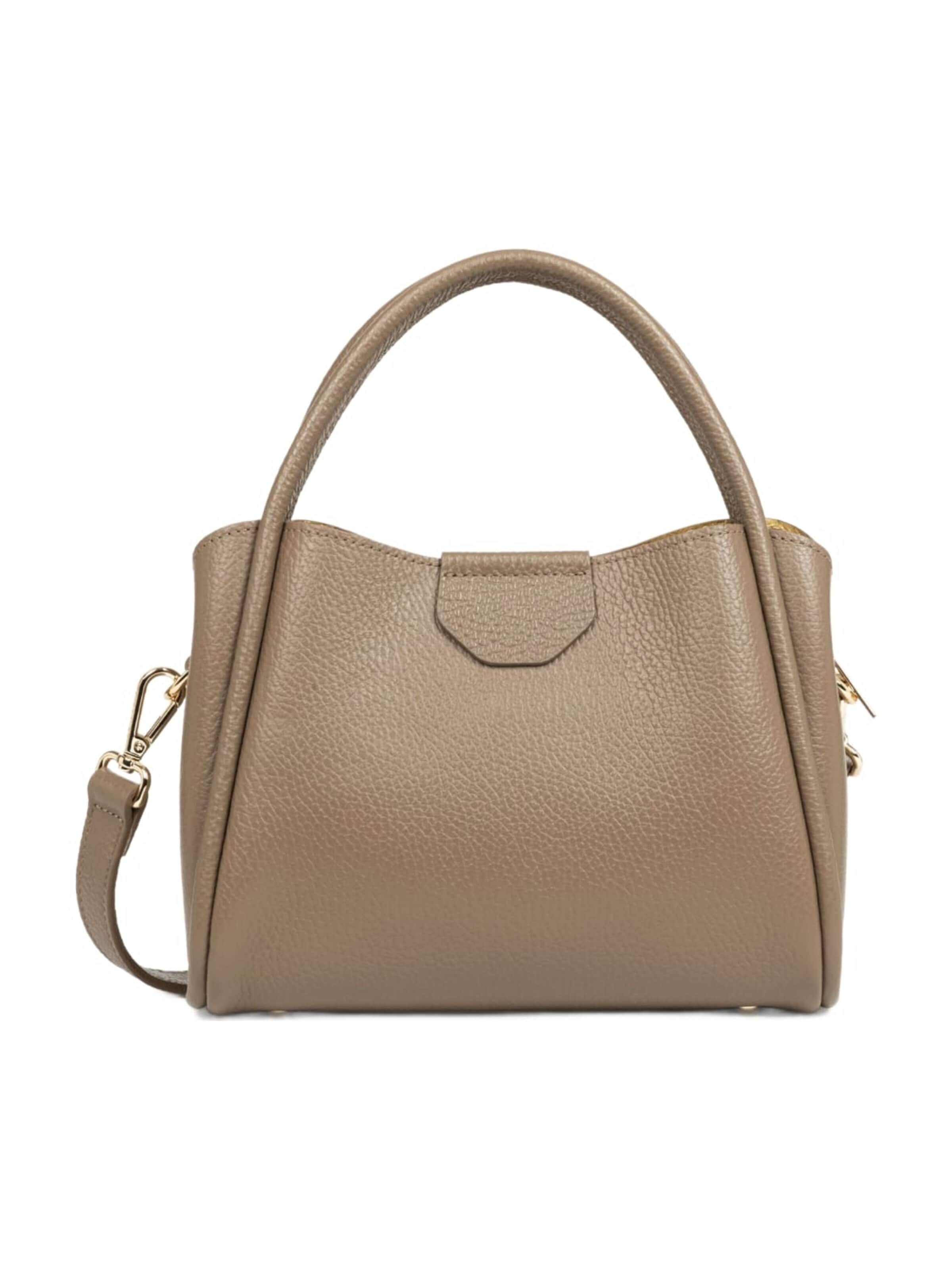 zelts LANCASTER Paris Rokassomiņa 'Lancaster Sac à main Aimantée S Ida Double Taupe - In - Or'