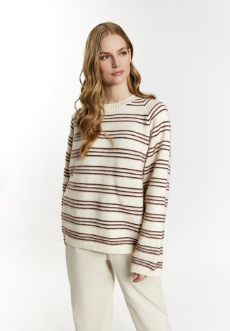 DreiMaster Vintage Pullover 'Altiplano' in Weiß: predná strana