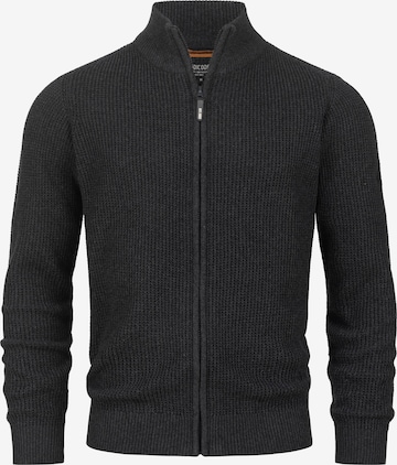 INDICODE JEANS Knit Cardigan ' Layton ' in Green: front