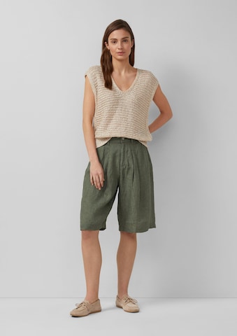Wide Leg Pantalon s.Oliver en vert