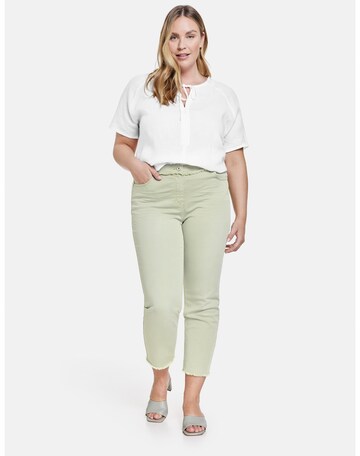 SAMOON Slim fit Jeans 'Betty' in Green