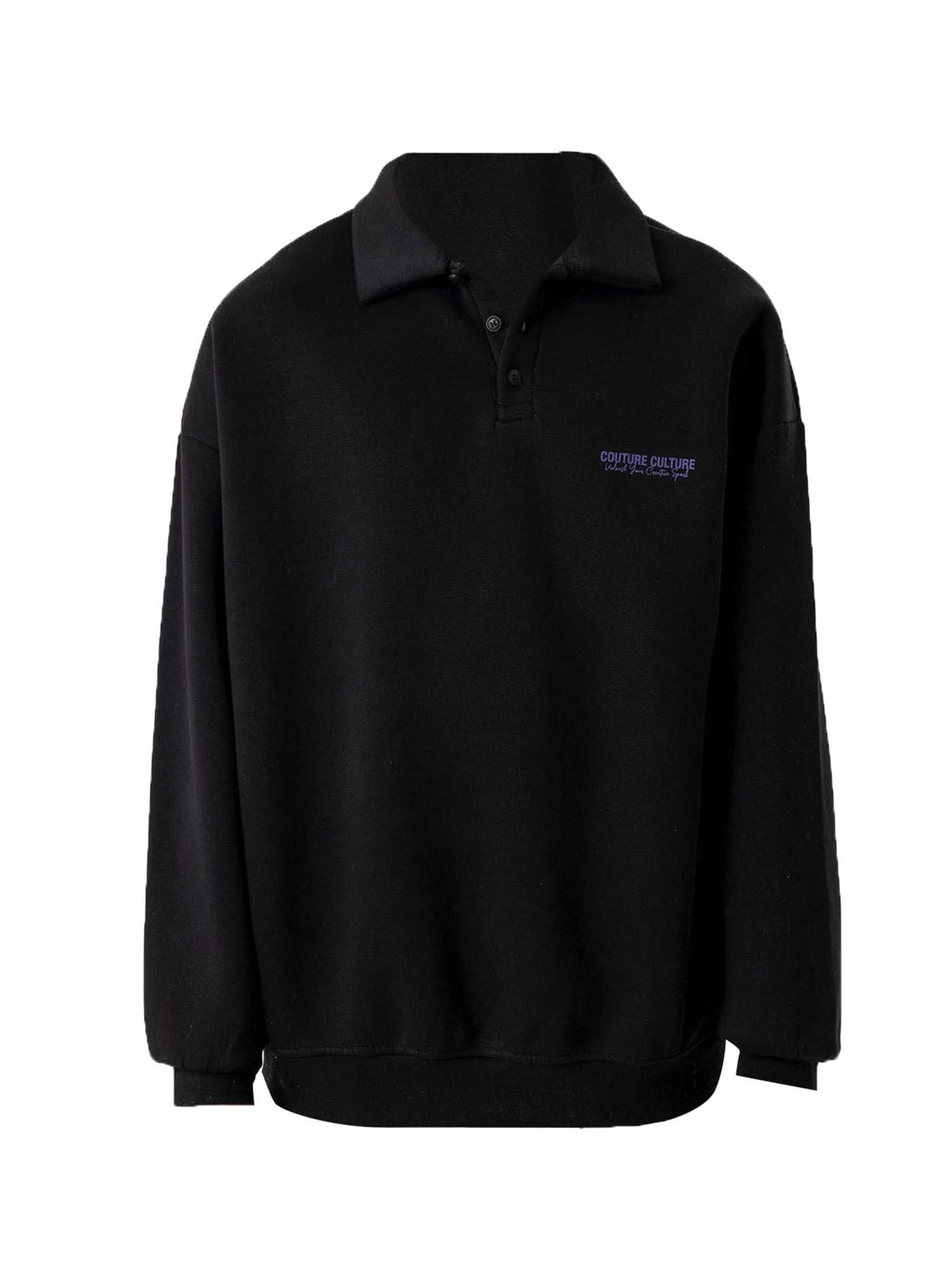 Dandalo Sweatshirt in Black: front
