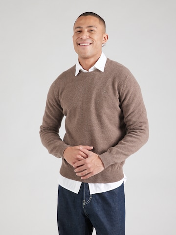 Hackett London Pullover in Beige: Vorderseite