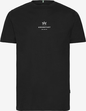 Kronstadt T-Shirt 'Mccarto' in Schwarz: Vorderseite