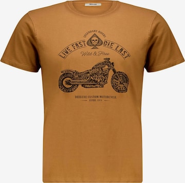 Deeluxe Shirt 'PARK' in Bruin: voorkant