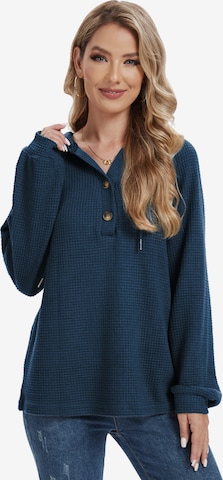 Pull-over MEETWEE en bleu : devant