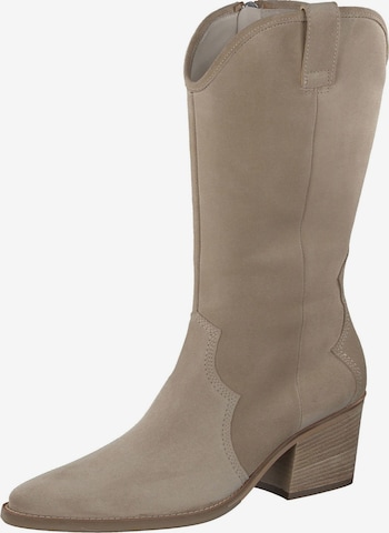 Paul Green Boots in Beige: front