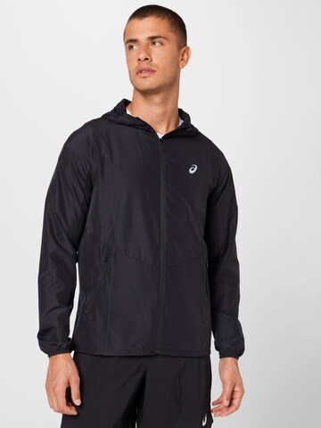 Veste de sport 'ACCELERATE' ASICS en noir : devant