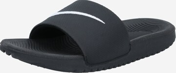 NIKE Beach & Pool Shoes in Black: front