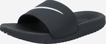 NIKE Beach & Pool Shoes in Black: front