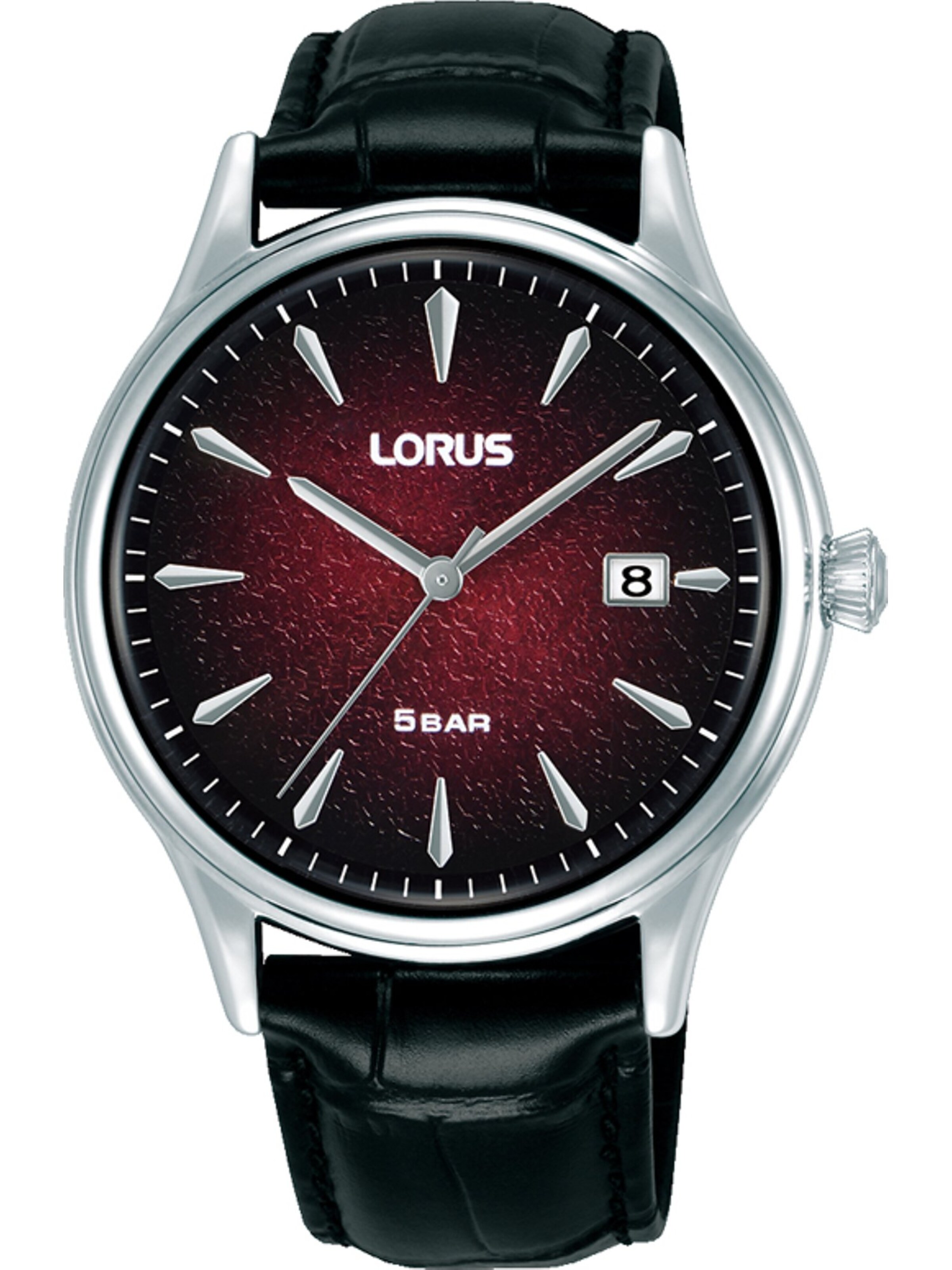 LORUS Analoguhr in Silber: Vorderseite