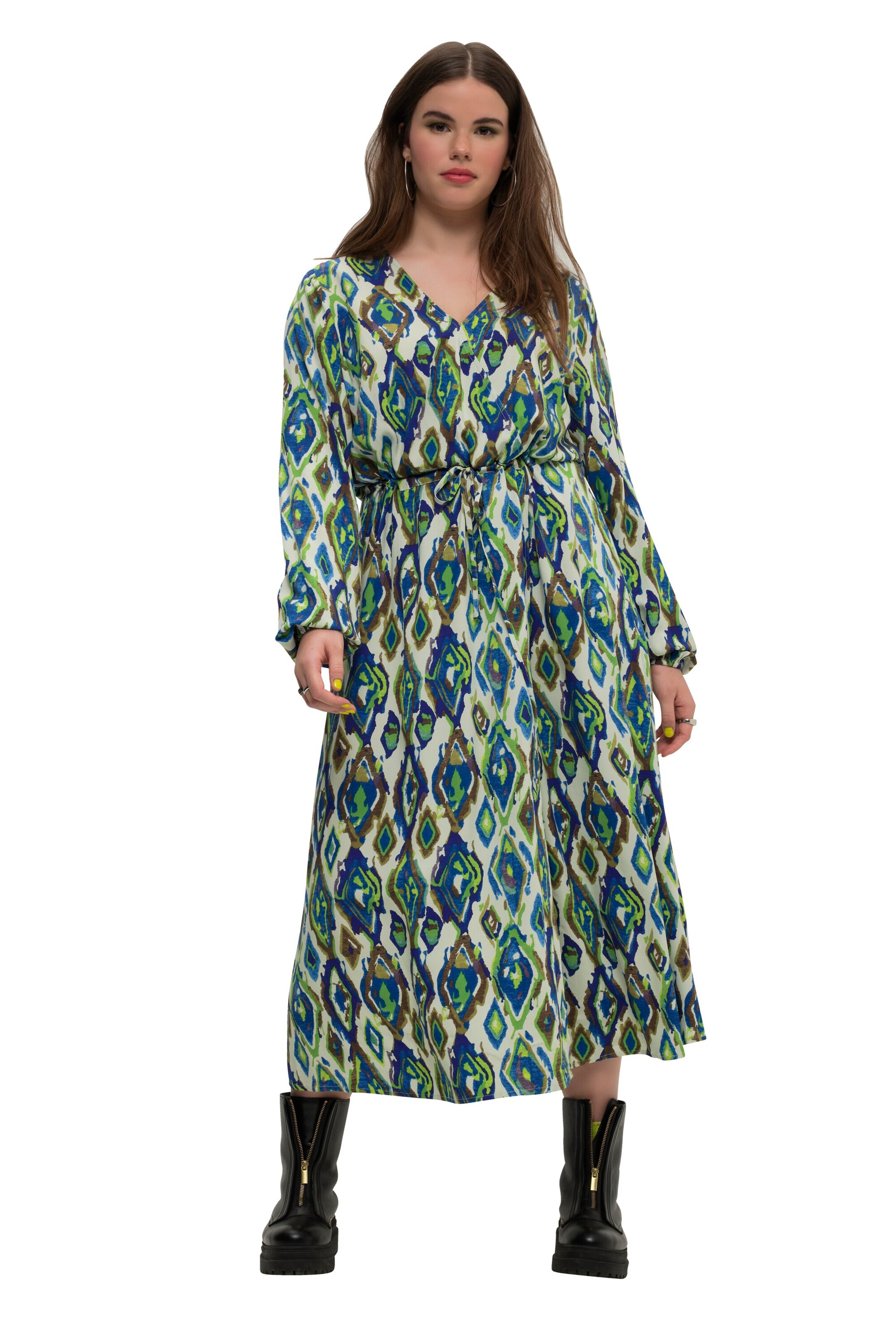 Studio Untold Jurk in Gemengde kleuren: voorkant