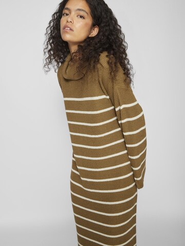 VILA Knitted dress in Brown
