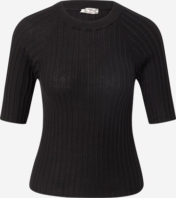 Tricou 'FRIDAY MORNING' de la Free People pe negru: față