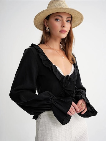 MixRay Blouse in Zwart