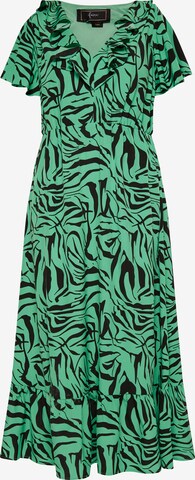 Robe 'Caneva' faina en vert : devant