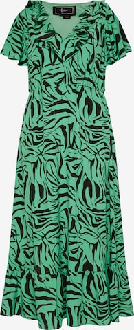 Robe 'Caneva' faina en vert : devant