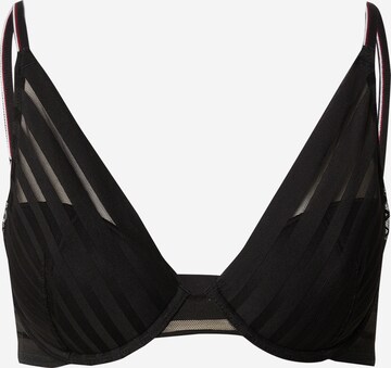 Triangle Soutien-gorge Tommy Hilfiger Underwear en noir : devant