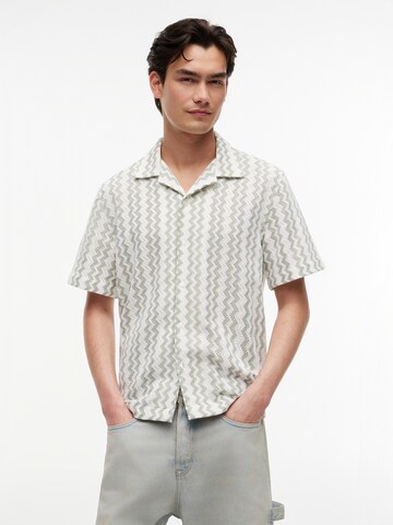 Tommy Jeans Regular fit Πουκάμισο σε πράσινο: μπροστά
