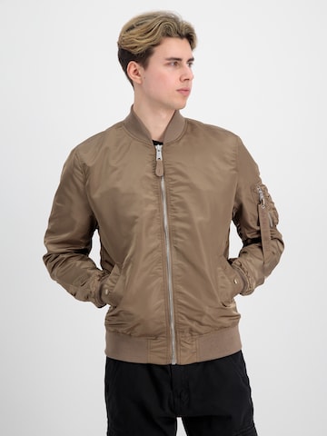 ALPHA INDUSTRIES Overgangsjakke i brun: forside