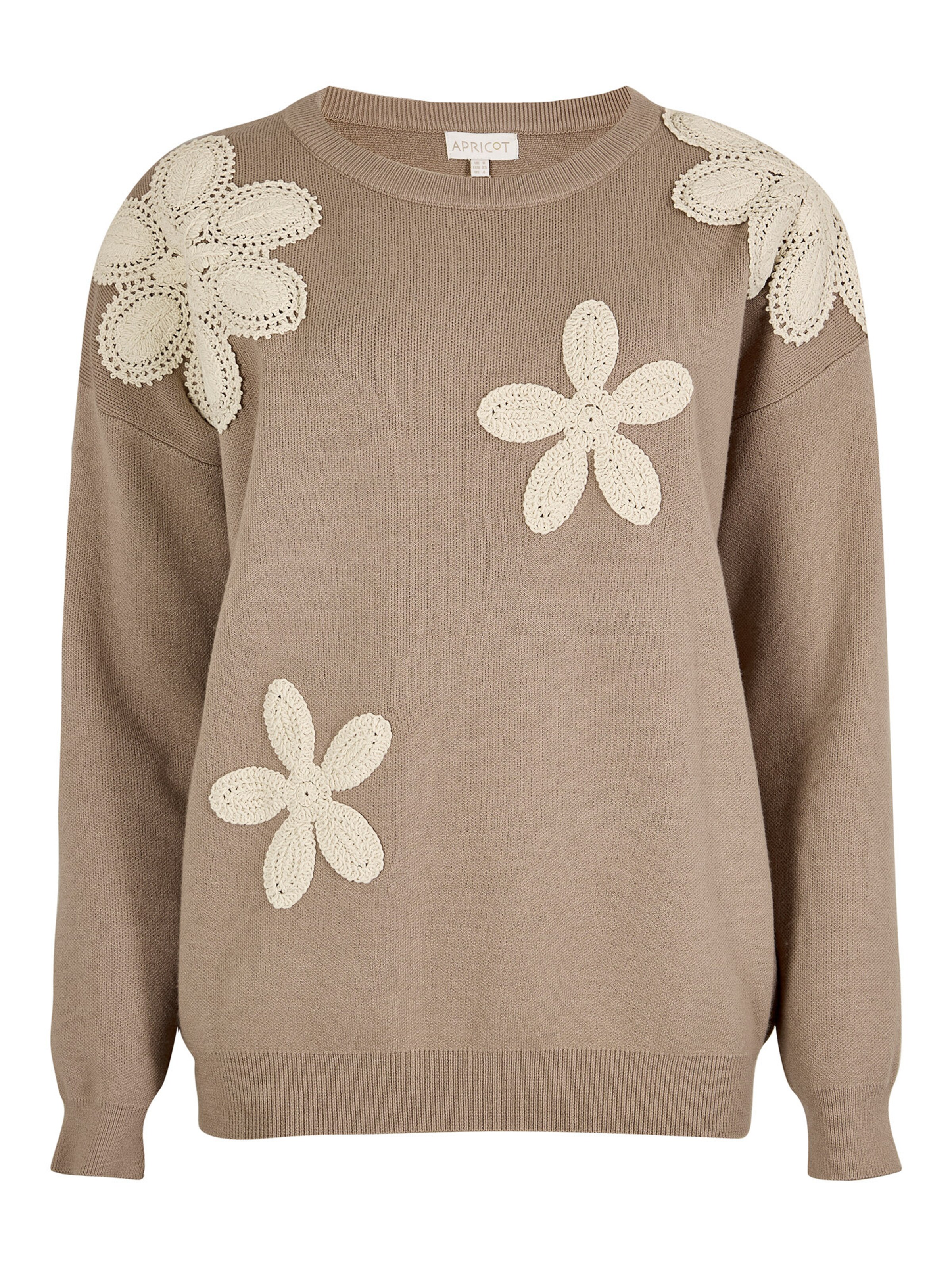 Pullover di Apricot in marrone: frontale