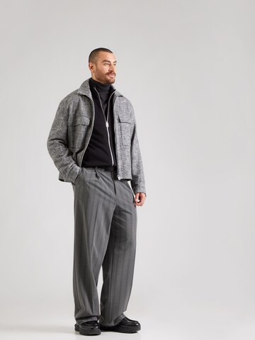 HUGO Knit cardigan 'San Jacomo' in Black