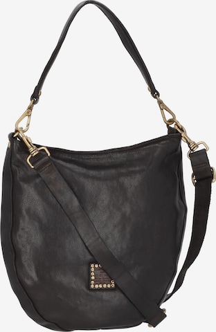 Campomaggi Shoulder Bag in Black: front