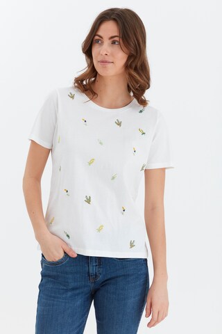 Fransa Shirt in White: front