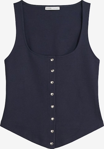 Bershka Top in Blau: Vorderseite