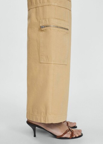 MANGO Strap Sandals 'Monka' in Brown: front