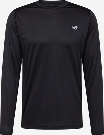 new balance - Camisa funcionais 'Essentials' em preto: frente