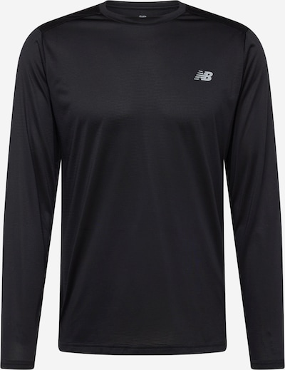 new balance Функциональная футболка 'Essentials' в Серебристо-серый / Черный, Обзор товара