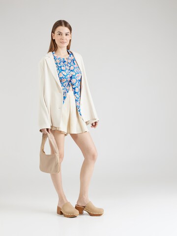 Chemisier comma casual identity en bleu