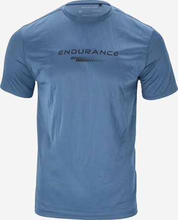 ENDURANCE Performance Shirt 'Dipat' in Blue: front