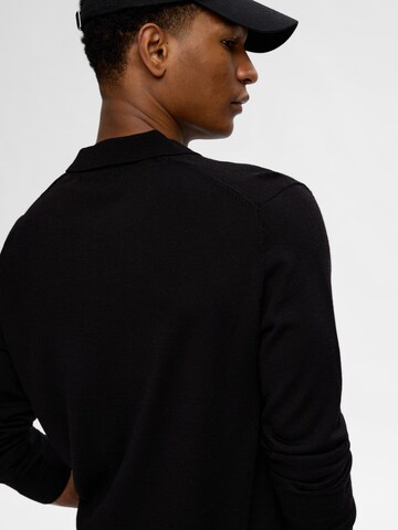 SELECTED HOMME Svetr 'TRAY' – černá