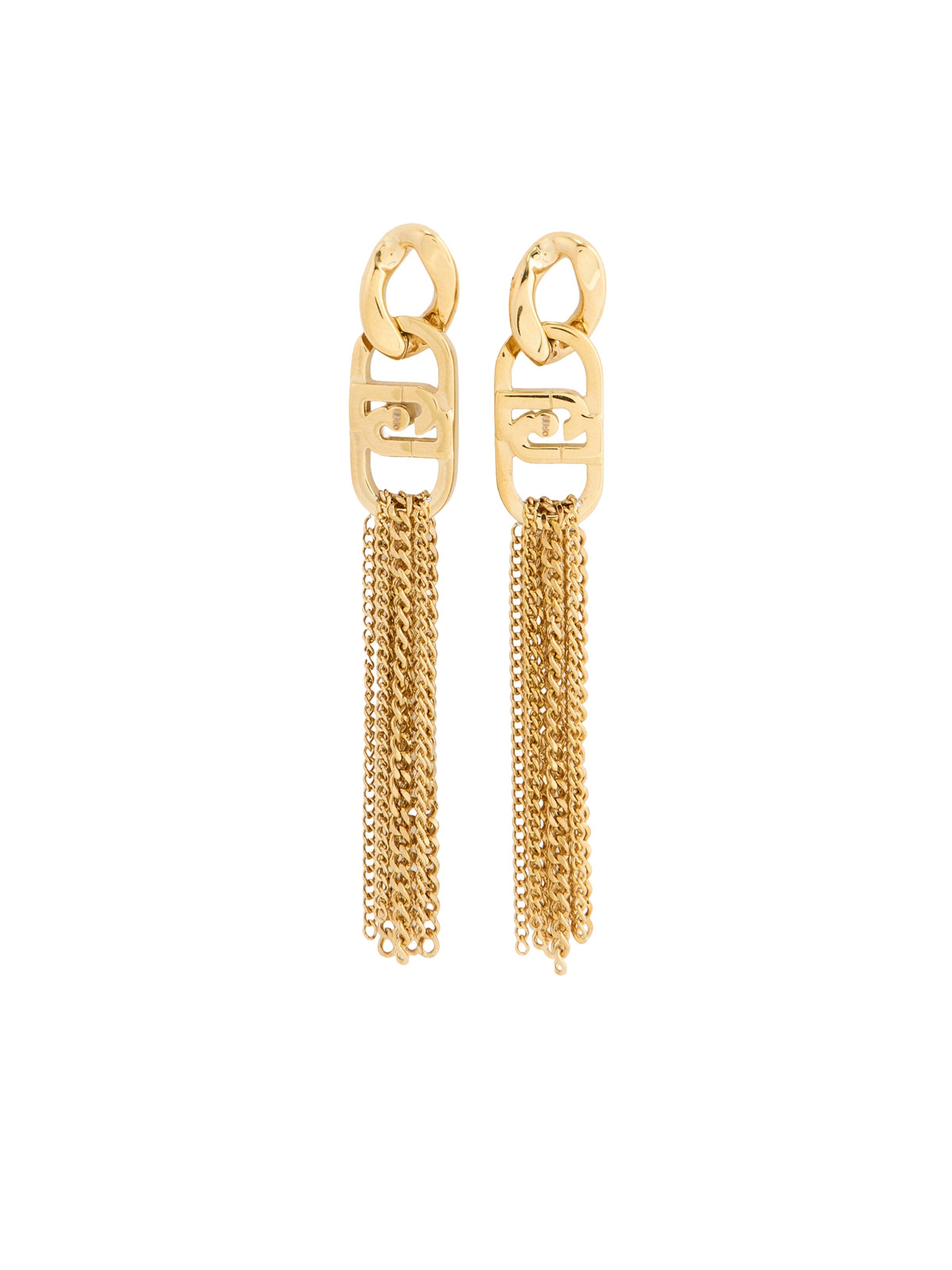 Boucles d'oreilles Liu Jo en or : devant