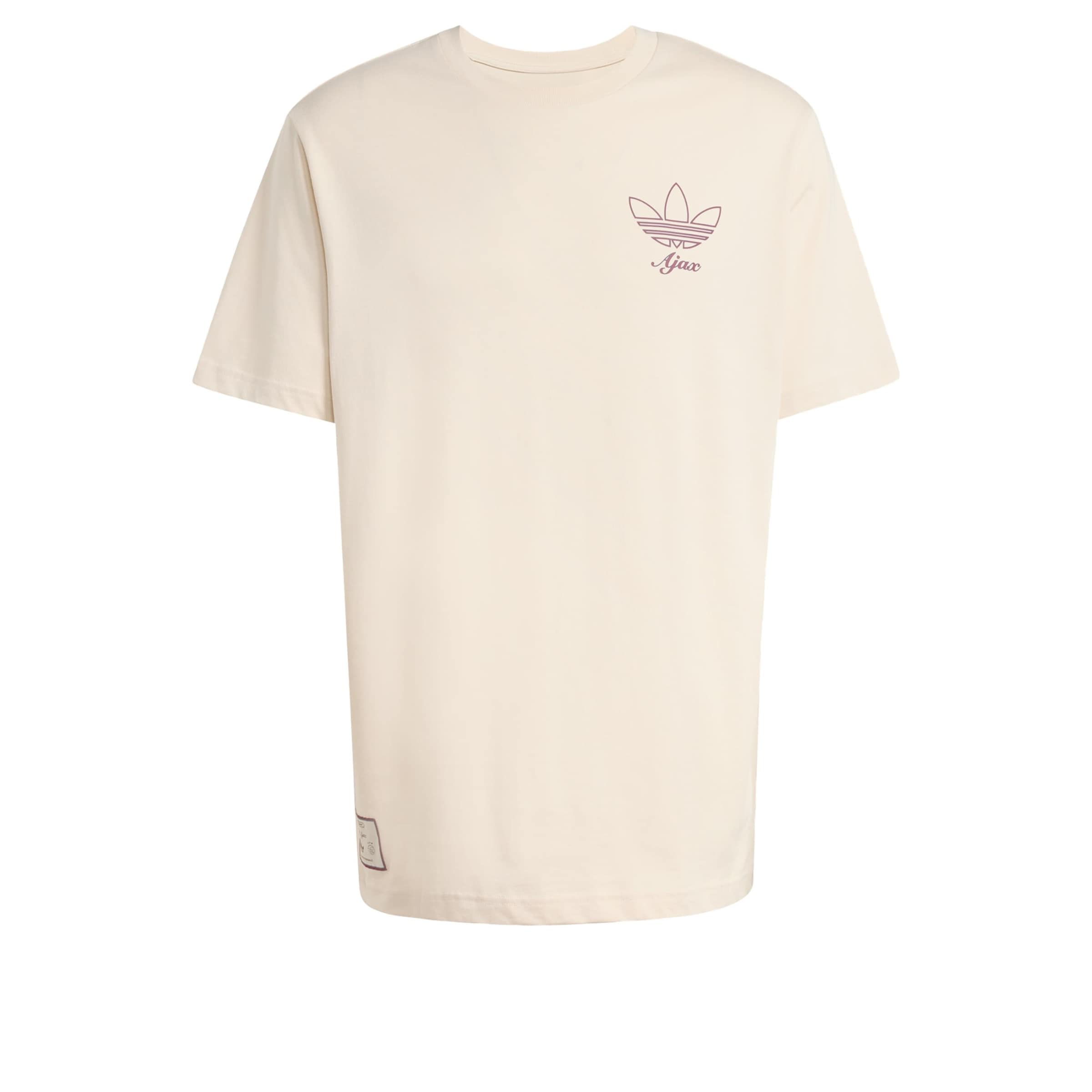 ADIDAS ORIGINALS Shirt 'Ajax Amsterdam Terrace Icons' in Beige: voorkant