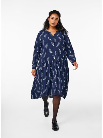 Zizzi - Vestido camisero 'XANNI' en azul