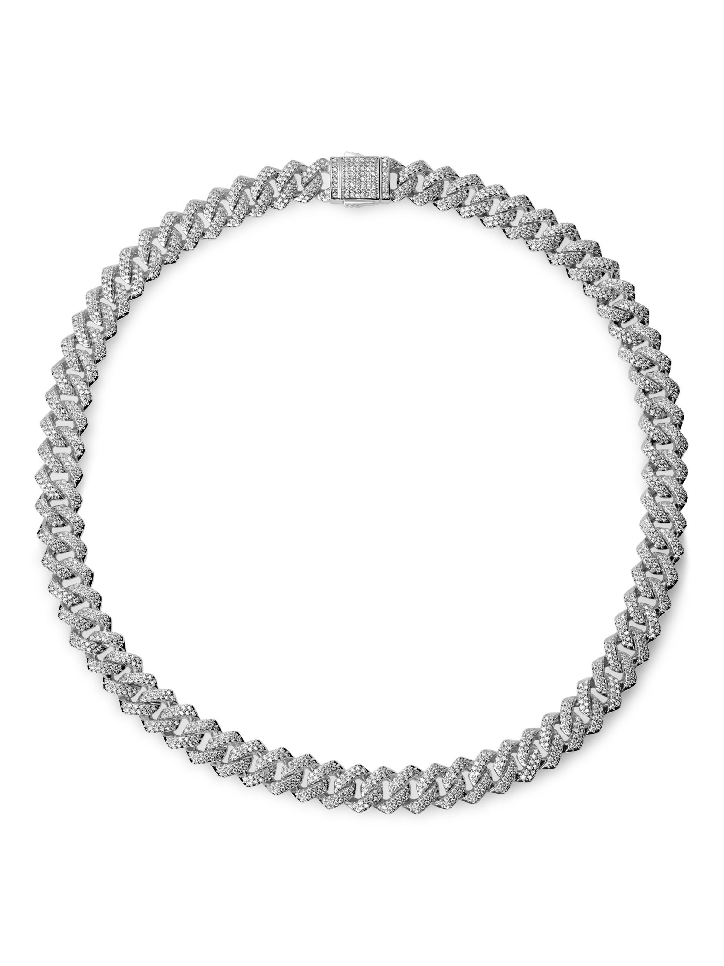 Otsu Necklace 'Nicos' in Silver: front