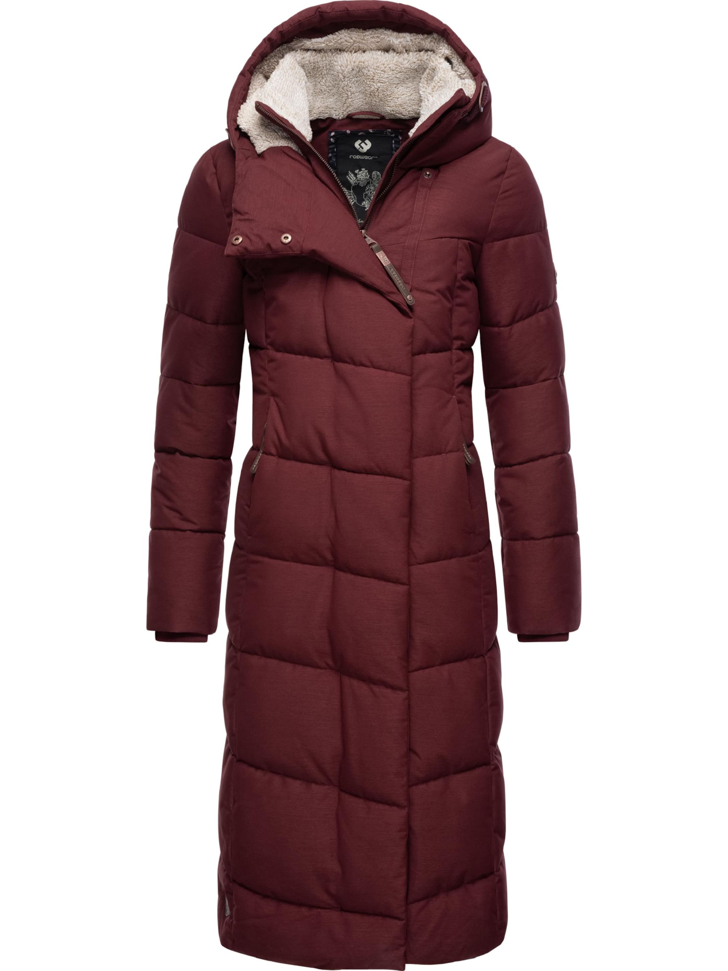 Ragwear Wintermantel &#x27;Pavla&#x27; in Rood: voorkant