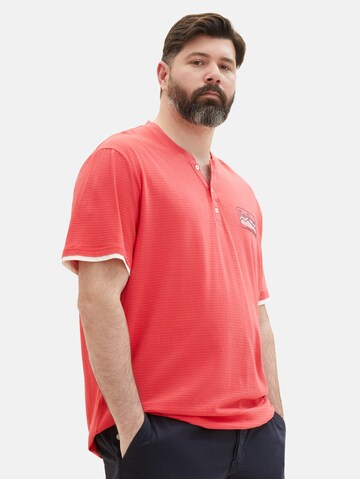 TOM TAILOR Men + T-shirt i röd