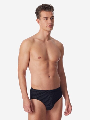SCHIESSER Slip 'Cotton Casual Organic Cotton' in Zwart: voorkant