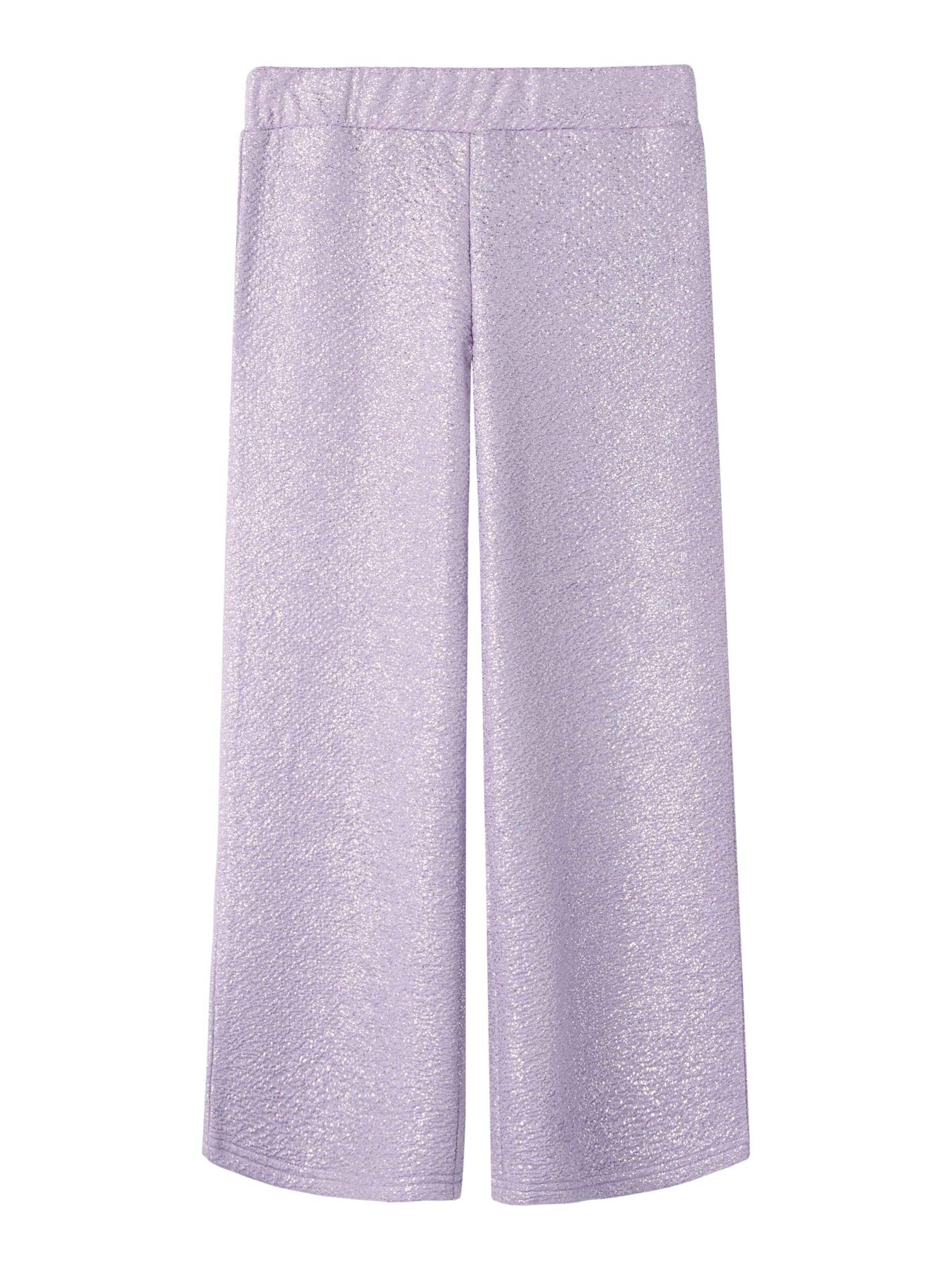NAME IT Wide leg Broek in Lila: voorkant