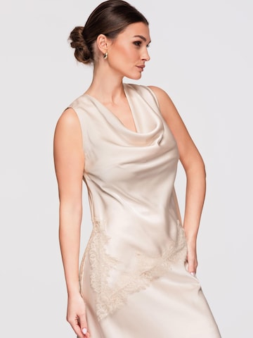 Ombre - Top en beige: frente