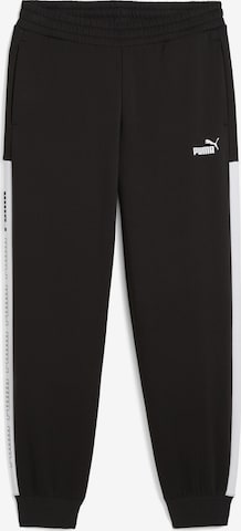 PUMA Tapered Sportbroek 'Around The Block' in Zwart: voorkant