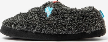 Nuvola. Hausschuh 'Classic Cloud Polar' in Schwarz: Vorderseite