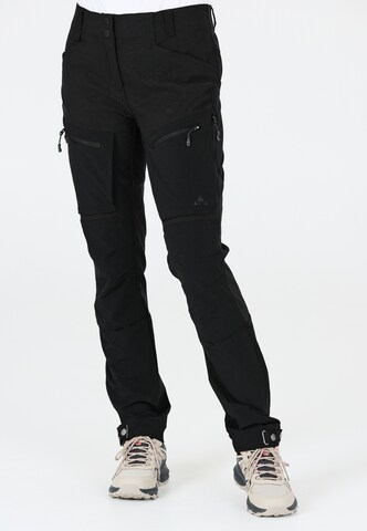 Whistler Regular Outdoorhose 'Kodiak' in Schwarz: Vorderseite