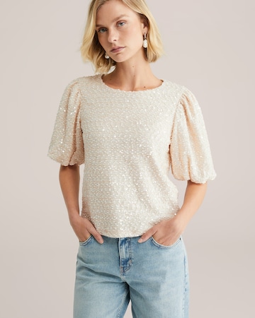 WE Fashion Paita värissä valkoinen: etupuoli