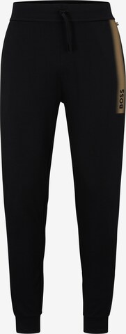 Effilé Pantalon fonctionnel BOSS en noir : devant