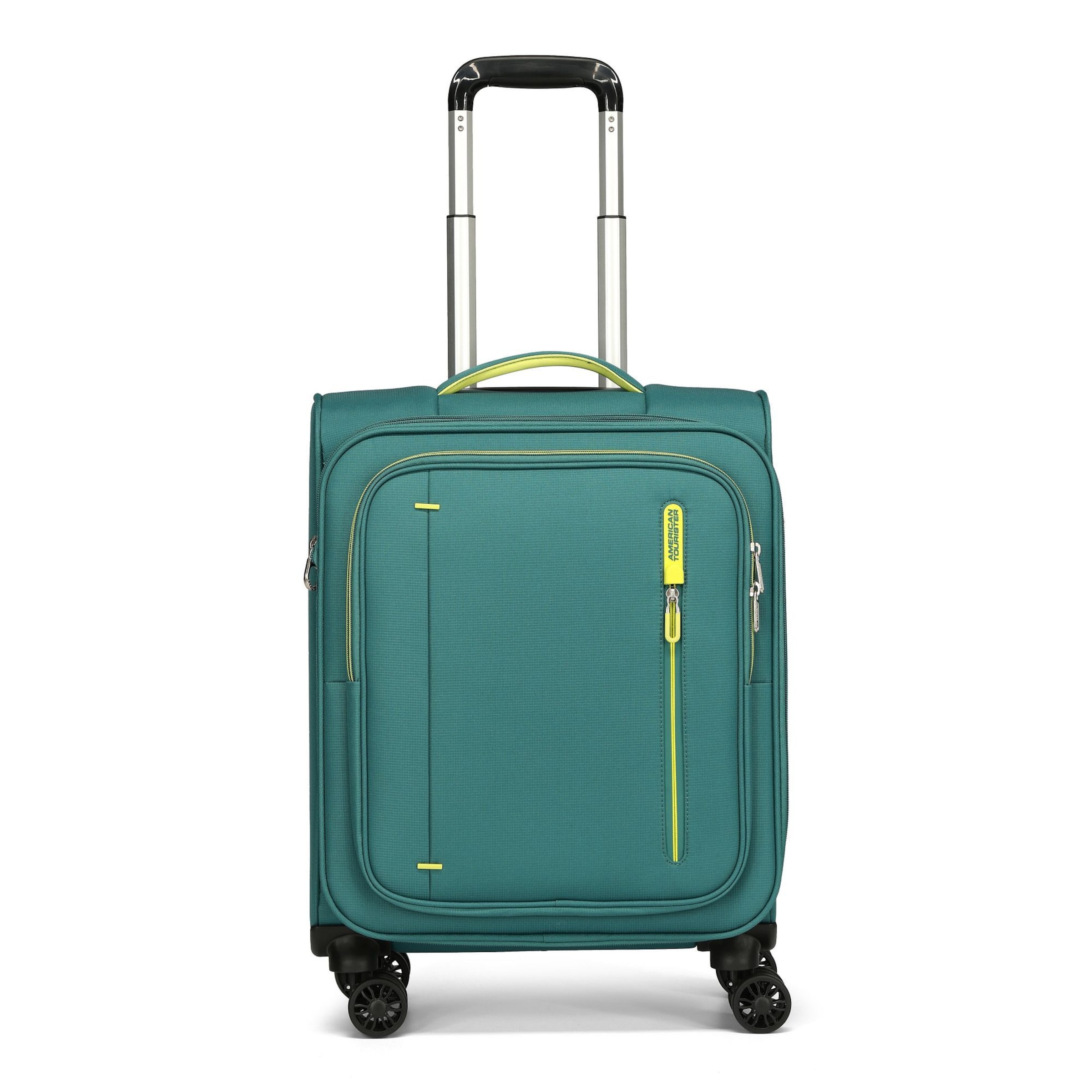 American Tourister Trolley in Groen: voorkant